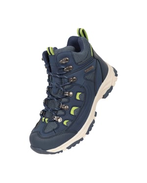 Mountain Warehouse Adventurer waterdichte wandelschoenen voor kinderen (Blauw)