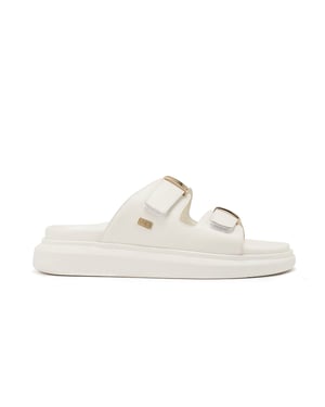 Larissa Nappa Cream Sandals
