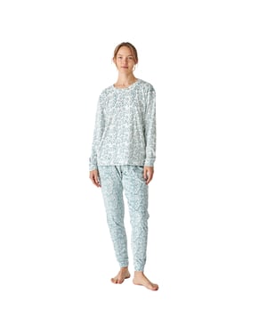 Vinterpyjamas långärmad sammet JJBEP1000 dam