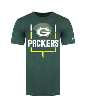 Nike NFL Green Bay Packers Legend Goal Post Grön T-shirt för herrar