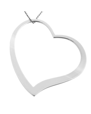 Orphelia 'Becky' Dames 925 Sterling Zilveren Ketting met Hanger - Zilver ZK-7193