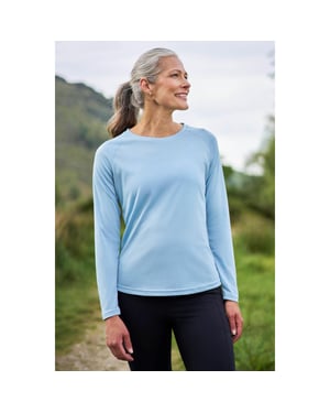 Mountain Warehouse Dames/Dames Endurance Top met lange mouwen (Lichtblauw)