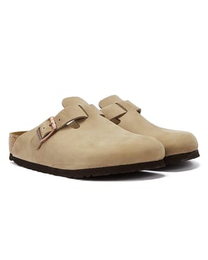 Birkenstock Boston Waxy Leather Narrow Tabacco Brown Klompen