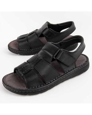 Purapiel Sandal Beira4 Svart