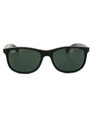 Ray-Ban Sunglasses Andy 4202 606971 Matte Black Green
