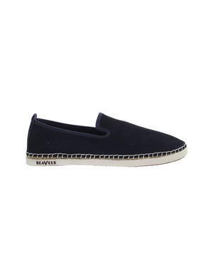 SeaVees Ocean Park Slip-On Blue Suede Leather Womens Espadrilles