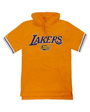 Mitchell & Ness LA Lakers NBA French Terry Heren Hooded T-shirt