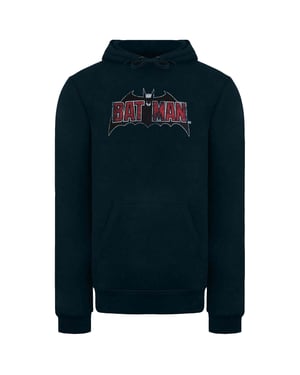 DC Comics Vintage Batman Logo Mens Green Hoodie