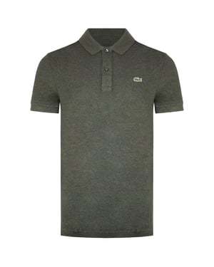Lacoste Slim Fit Heren Donkergroen Poloshirt