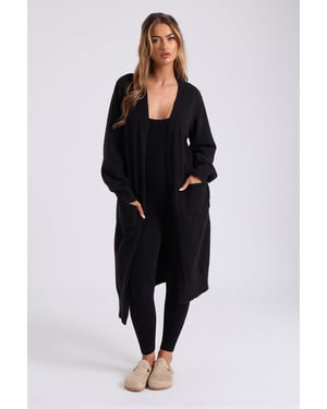 Urban Bliss Black Longline Cardigan