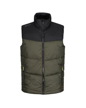 Regatta Mens Regime Insulated Body Warmer (Dark Khaki/Black)