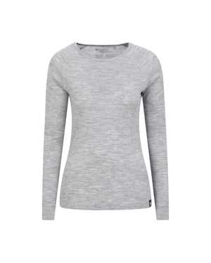 Mountain Warehouse Dames/Dames Merino II Thermo Top (Lichtgrijs)