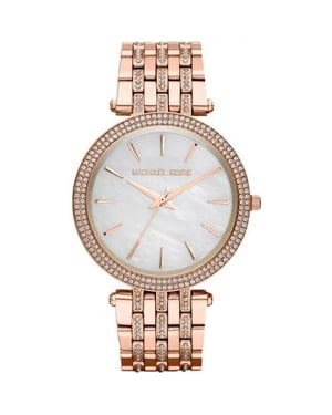 Michael Kors MK3220 Darci Pärlemor Urtavla Kristall Damklocka