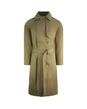 Lacoste Bomullsbälte Trench Dam Beige Lång kappa