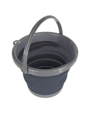 Regatta 5L Folding Bucket (Ebony Grey)