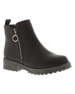 Miss Riot Girls Ankle Boots loopy black