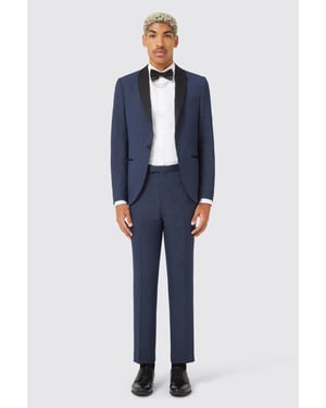 Neale Navy Jacquard Trouser TT x AM