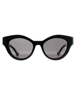 Gucci Cat Eye Dames Zwart Grijs GG0957S Zonnebril