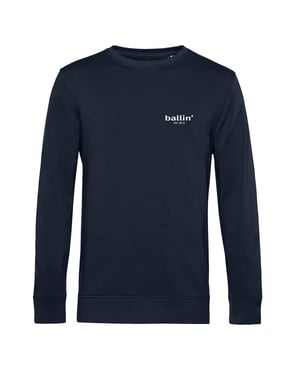 Ballin Est. 2013 Tröjor Tröja med liten logotyp Blå