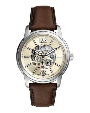 Fossil Heritage Heren Horloge Bruin ME3264