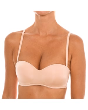 Trådlös bandeau push-up bh för kvinnor 007HF. Förstärkning, stöd och en touch av elegans.