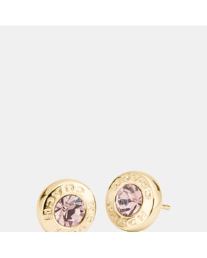 Open Circle Stone Stud Earring bag