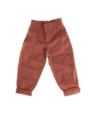 Raka byxor med rynkor 416204 flickor