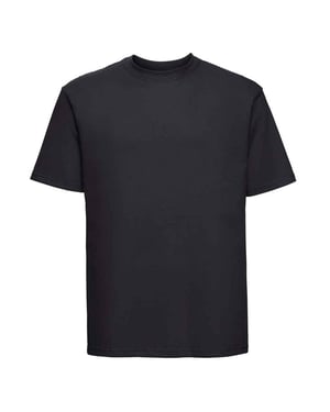 Russell Mens Ringspun Cotton Classic T-Shirt (Black)