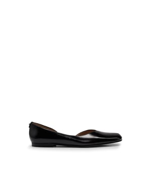 Women's Boss Rose Ballerina Shoes in Black