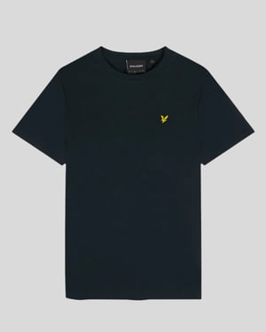 Heren effen T-shirt Plus in marineblauw
