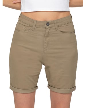 Enzo | Dames Chino Korte Broek Skinny Fit