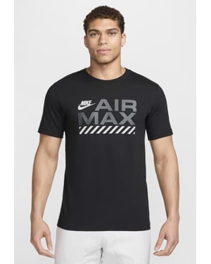 Nike Air Max Graphic T-shirt voor heren in zwart