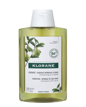 Klorane Rengörande Schampo Med Citrus Fruktkött 200 ml