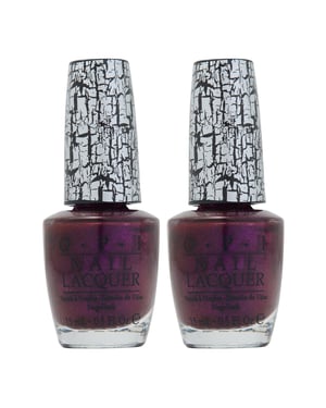 OPI Nail Lacquer Super Bass Shatter 15ml x 2