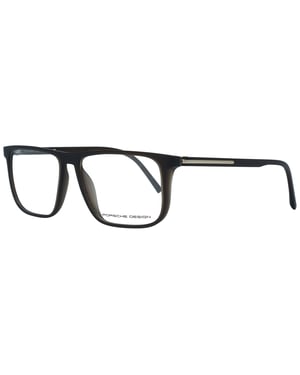 Porsche Design Square Brown Mens Glasses Frames