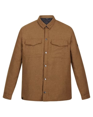 Regatta Mens Gawayne Isolerad Skjorta (Mörk Khaki)