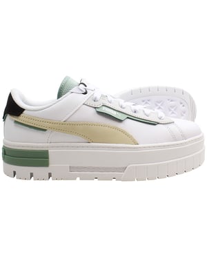 Puma Mayze Crashed PRM Womens White Trainers