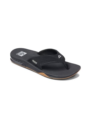 Reef Fanning Flip-Flop Black/Silver