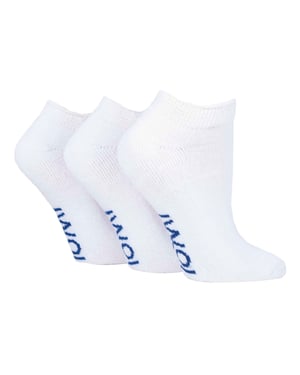 IOMI - 3 Pairs Cushioned Trainer Diabetic Socks for Swollen Feet and Ankles