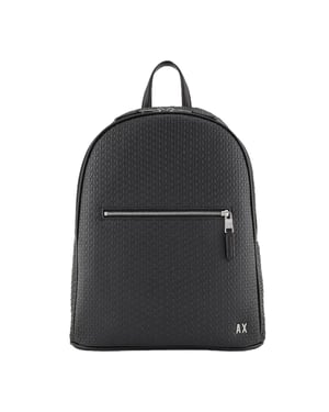 Armani Exchange herenrugzak van gecoat materiaal.