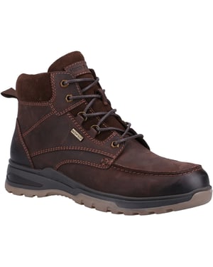 Hush Puppies Palmer Leder Heren Bruin Laarzen