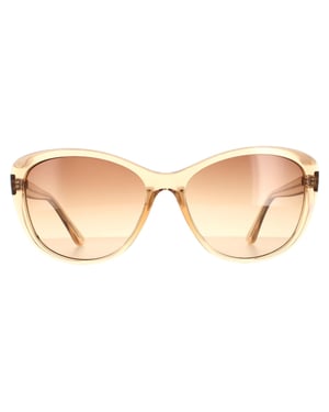 Calvin Klein Cat Eye Womens Crystal Beige Brown Gradient CK19560S