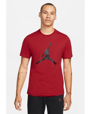 NIKE Mens M J Jumpman SS Crew T Shirt in Red