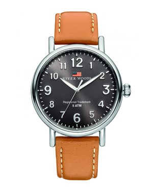 River Woods Sacramento herenhorloge Bruin RW420006