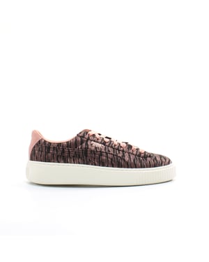 Puma Basket Platform VR Dam Rosa/Svart Träningsskor
