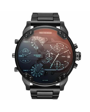 Diesel DZ7395 Mr Daddy 2.0 Black Stainless Steel Men's Watch