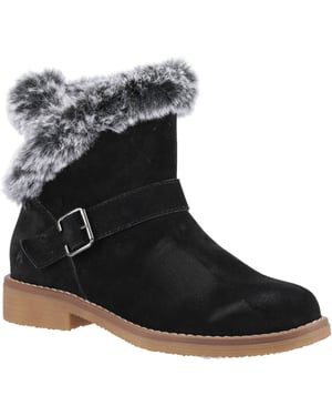 Hush Puppies Hannah Suede Women's Black Boots