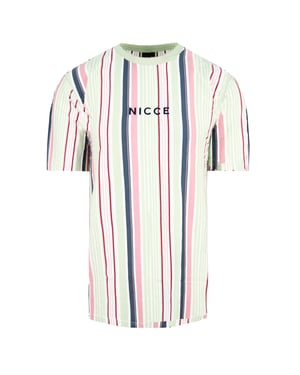 Nicce Korte Mouw Ronde Hals Veelkleurig Heren Club T-shirt 202 1 09 02 0218