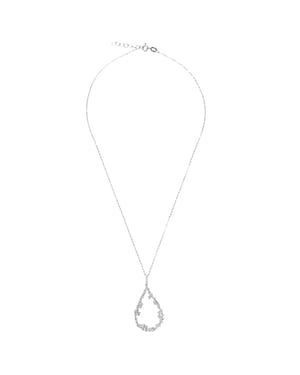 Orphelia Dames 925 Sterling Zilveren Ketting met Hanger - Zilver ZH-7424