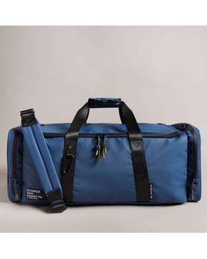 Accessories Ted Baker Hyke Rubberished Holdall Bag in Navy